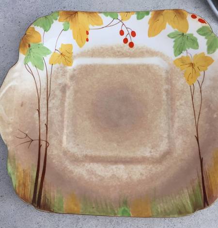 5994 Square Handled Cake Plate