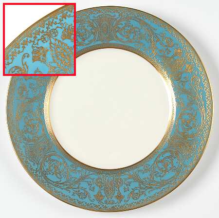 Embassy Turquoise Dinner Plate
