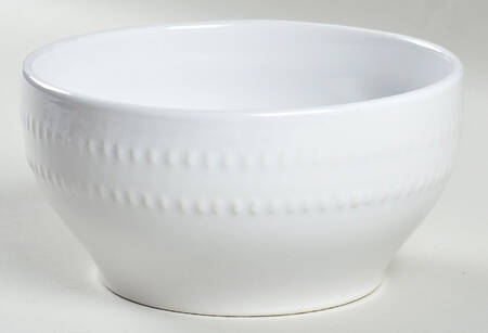 Beaded Edge White Soup/Cereal Bowl