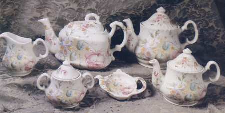 Rachel's Rose Teapot & Lid