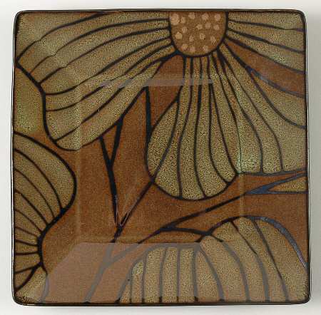 Shana Taupe Salad Plate