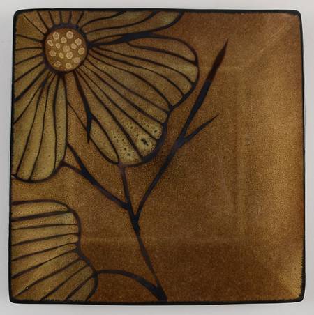 Shana Taupe Dinner Plate