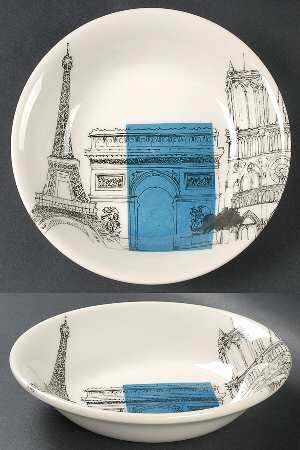 City Sketch Coupe Cereal Bowl