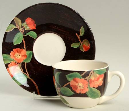 Grenville Flat Cup & Saucer Set