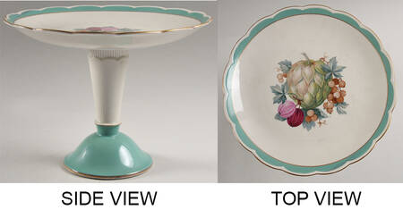 ROB435 Round Compote (Height X Width)