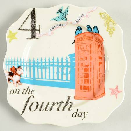 Twelve Days of Christmas Appetizer Plate