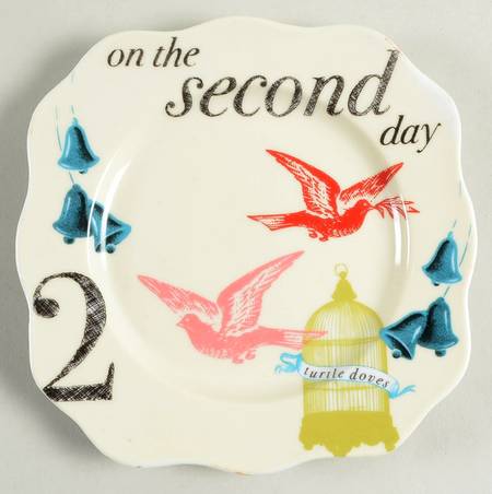 Twelve Days of Christmas Appetizer Plate