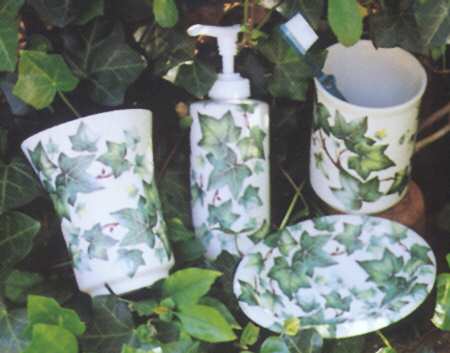English Ivy Utensil Holder