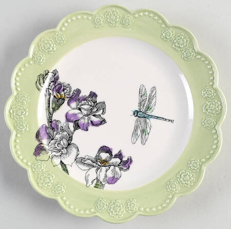 Edie Rose Bloom Collection Accent Salad Plate