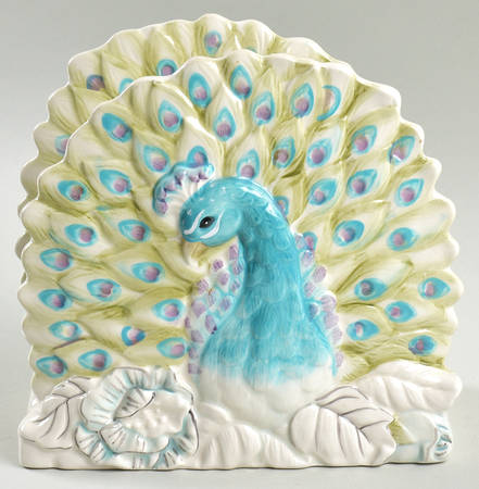 Edie Rose Peacock Collection Napkin Holder