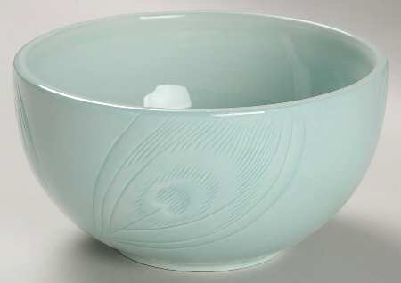 Edie Rose Peacock Collection Soup/Cereal Bowl