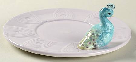 Edie Rose Peacock Collection Saucer