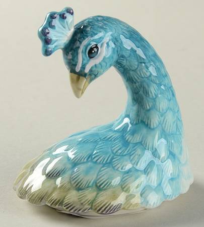 Edie Rose Peacock Collection Lid for Figural Box