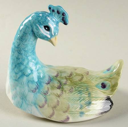 Edie Rose Peacock Collection Lid for Figural Teapot