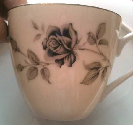 Nocturne Rose Flat Cup