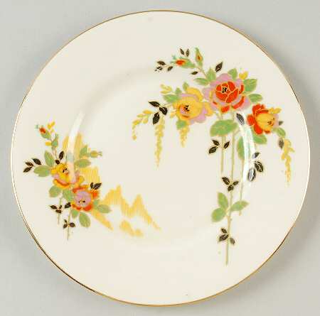Rosslyn (Roses, Smooth, Gold Trim) by Royal Doulton