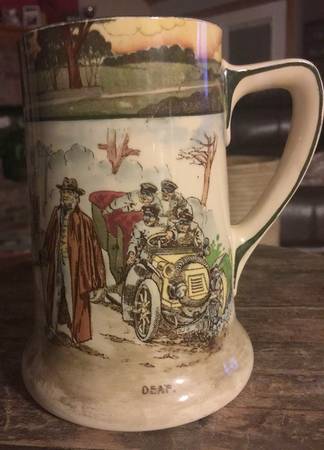 Early Motoring Beer Stein