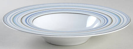 Attraction Turquoise Rim Soup Bowl