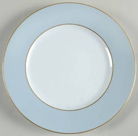 Serenite Fusain Light Blue Dessert/Pie Plate