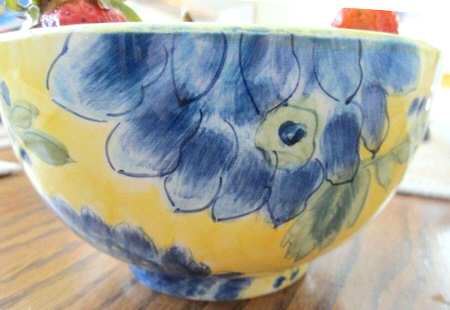 Majolica Soup/Cereal Bowl