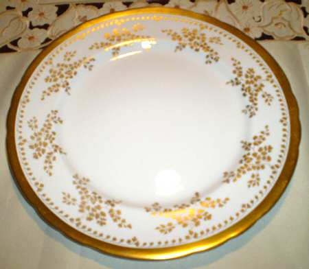 Golden Fern Dinner Plate