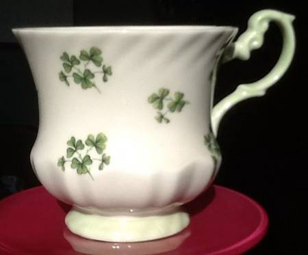 Shamrock Footed Cup