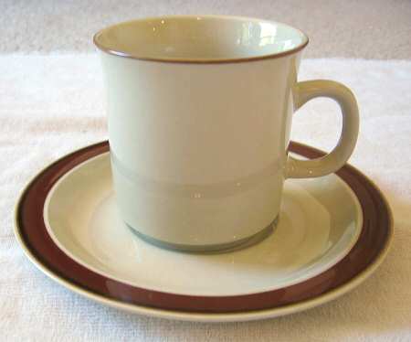Sahara Flat Cup & Saucer Set