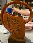 Silhouette Rust 10" Handled Basket