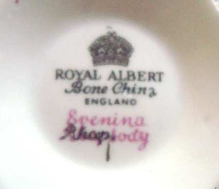 Evening Rhapsody (Pink, Blue & Yellow Floral) Flat Cup