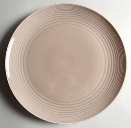 Maze Taupe 13" Deep Round Platter