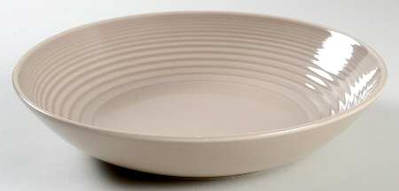 Maze Taupe 9" Individual Pasta Bowl