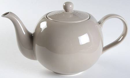 Maze Taupe Teapot & Lid