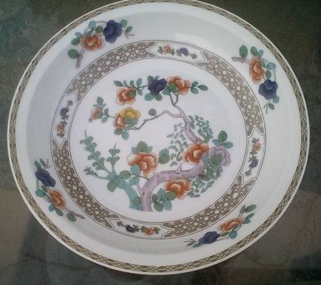 Indian Peony Rim Soup Bowl