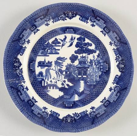 Blue Willow Salad Plate
