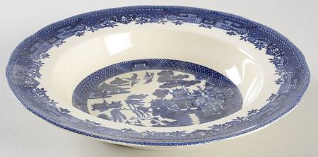 Blue Willow Rim Soup Bowl