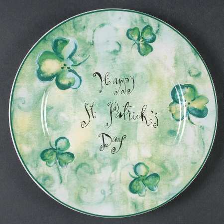 Happy St. Patrick's Day Salad Plate