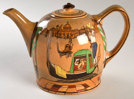 Gondoliers Teapot & Lid