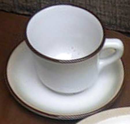 ROJ277 Flat Cup & Saucer Set