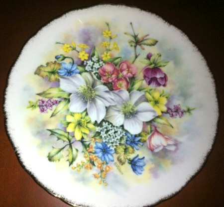 Flowers of the Season Salad Plate
