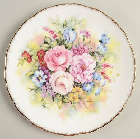 Flowers of the Season Salad Plate