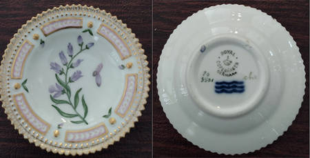 Flora Danica (1790 To 1960) Butter Pat