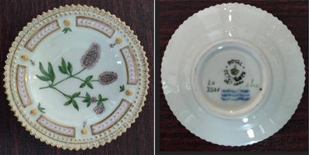 Flora Danica (1790 To 1960) Butter Pat
