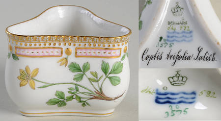 Flora Danica (1790 To 1960) Triangular Custard Cup-Coptis trifolia salist
