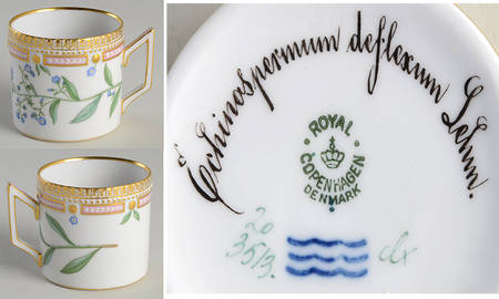 Flora Danica (1790 To 1960) Chocolate Cup-Echinospermum deylexum