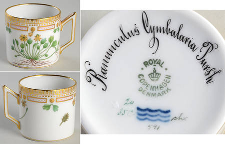 Flora Danica (1790 To 1960) Chocolate Cup-Ranunculus cymbalariae Pursh
