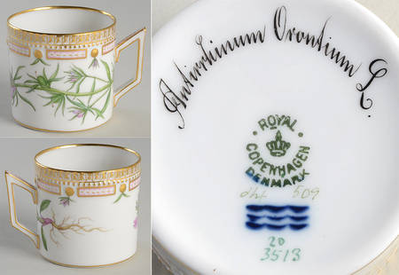 Flora Danica (1790 To 1960) Chocolate Cup-Antirrhinum orontium L.