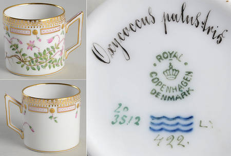 Flora Danica (1790 To 1960) Chocolate Cup-Oxycoecus palustris