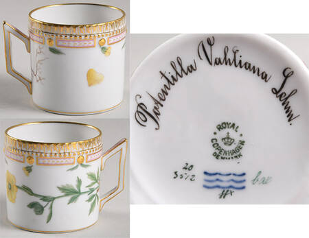Flora Danica (1790 To 1960) Chocolate Cup-Potentilla Vahliana Lehm.