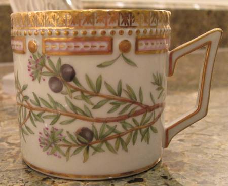 Flora Danica (1790 To 1960) Chocolate Cup-Empetrum nigrum L.