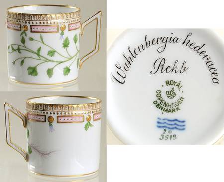 Flora Danica (1790 To 1960) Chocolate Cup-Wahlenbergia hederacea